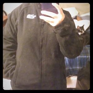 Black fleece Northface zip up