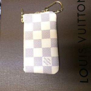 Lv coin purse keychain