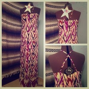 PRINTED MAXI DRESS - ALLEN B. SCHWARTZ