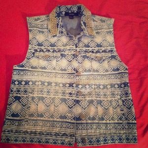 Retro Jean Vest