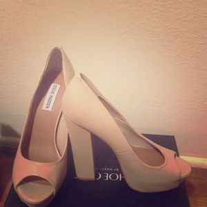 Steve Madden Leather Chunky Heels