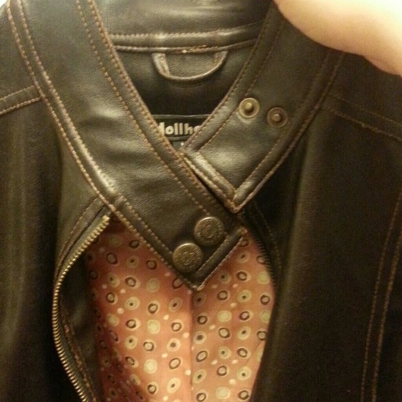 Black faux leather jacket - Picture 2 of 4