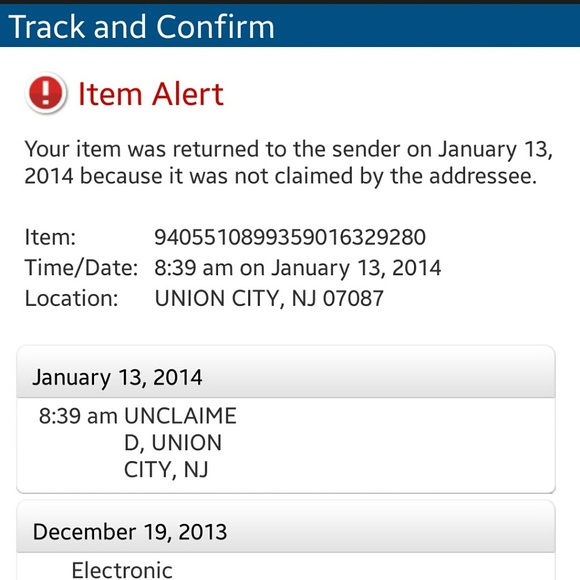 Have you received??