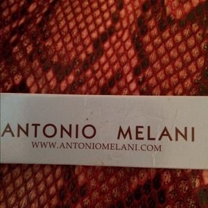 Antonio Melani snakeskin tote