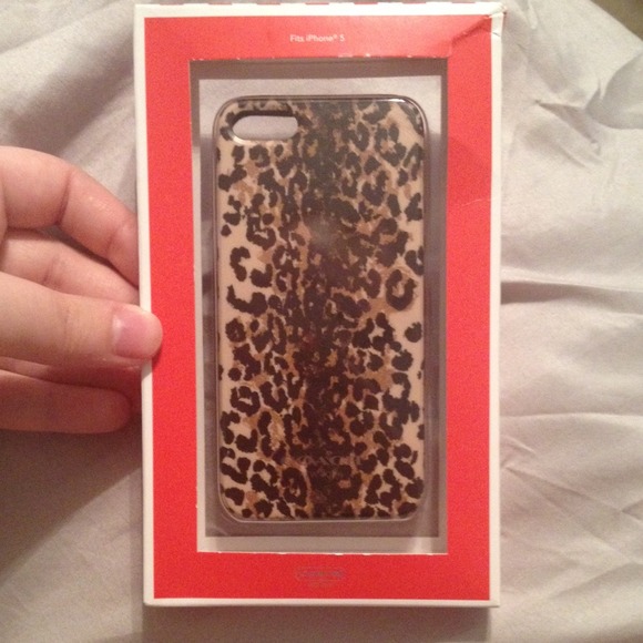 NWT Coach iPhone 5/5s case