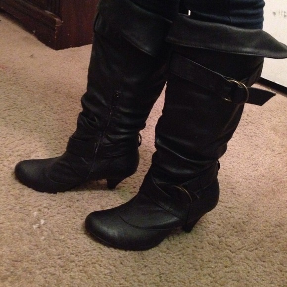 Black boots