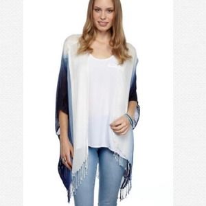💢SOLD💢New blue and white ombré kimono cardigan