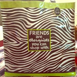 🌟FREE W/ PURCHASE🌟 NEON GREEN ZEBRA REUSABLE BAG