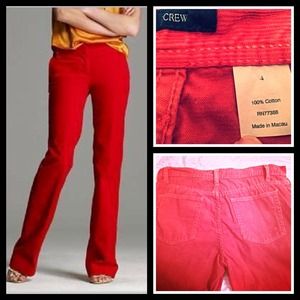 Orange J. Crew Corduroy Pants!