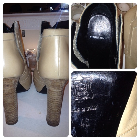 ⛔️SOLD⛔️Pierre Hardy Beige Booties - Picture 4 of 4