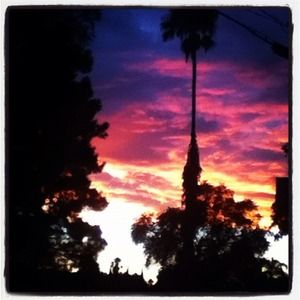 At my mom's for the week.