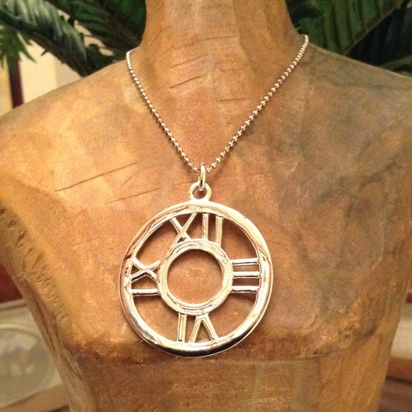 Designer Inspired Sterling Silver Pendant w/ Chain