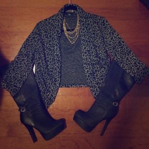 ❌🚫SOLD⭕️❌Leopard print blazer