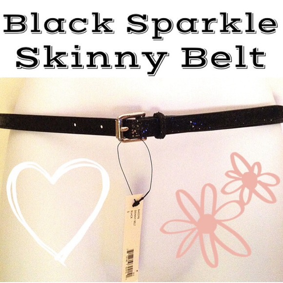 Cole Haan Skinny Sequin Belt - Picture 1 of 4