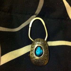 Silver keychain and Laurel Burch Purse Bundle