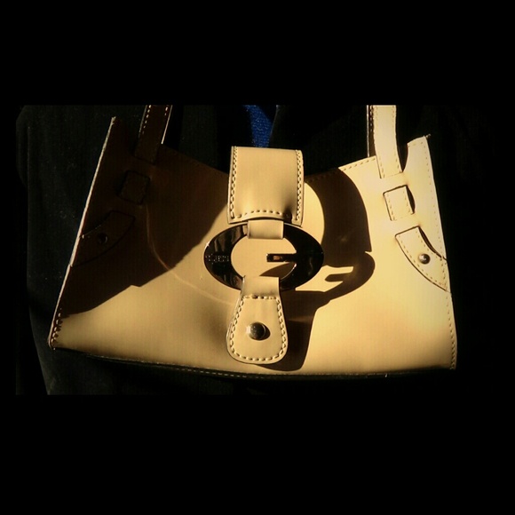 Guess authentic vintage vinyl handbag