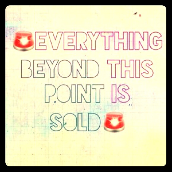 Sold Out Items