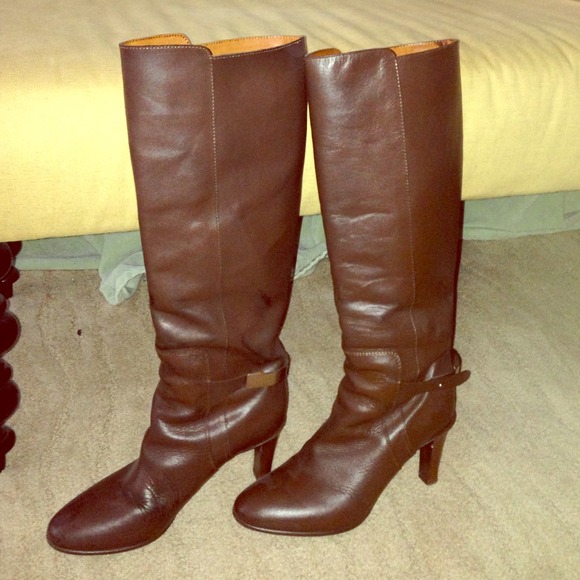 Chloe dark brown tall boots - no longer available