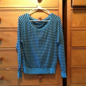 PINK long sleeve off the shoulder top