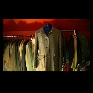 Dkny donna karen vintage long coat