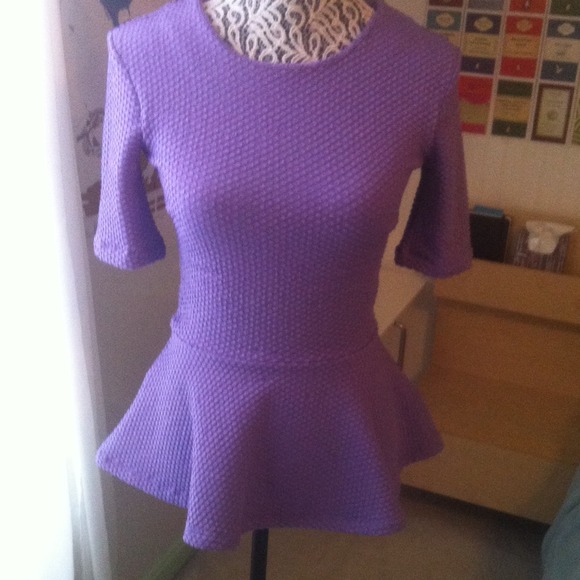 Modern Stretch Peplum Blouse