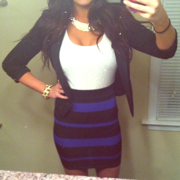 Forever 21 striped skirt