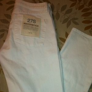 J.crew white matchstick denim