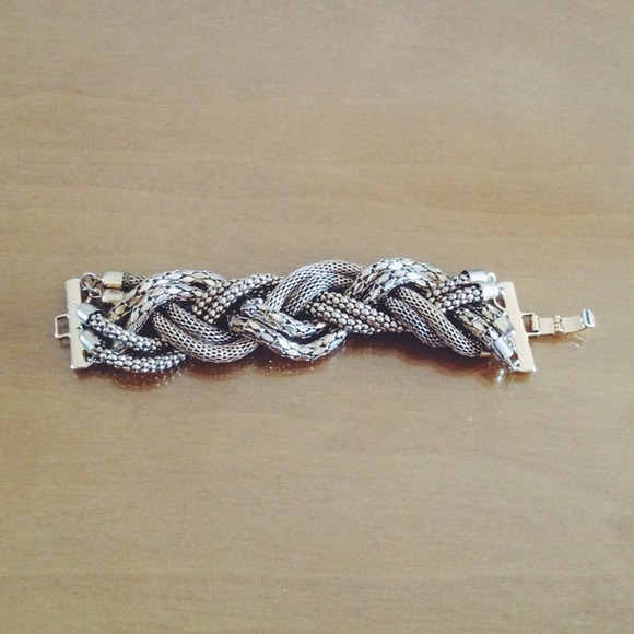 J. Crew Jewelry - J.Crew Gold Woven Bangle