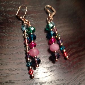 Rose Gold Handmade Earrings