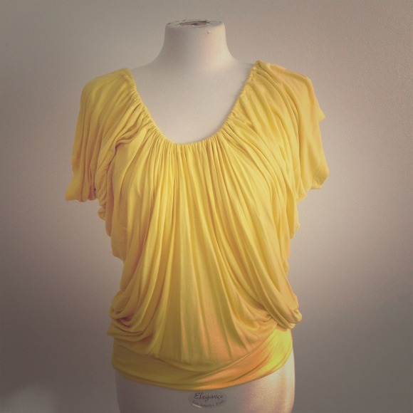 Layered yellow top