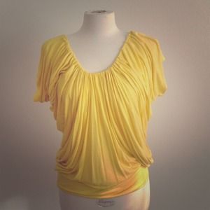 Layered yellow top