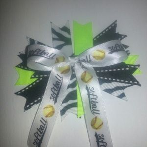 Softball Hairbow