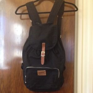 Victoria's Secret pink black bookbag