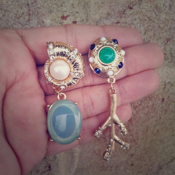 ⚓Beautiful Nautical team mismatch earring⛵