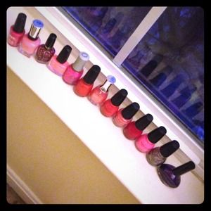 Various pink nail polish-2