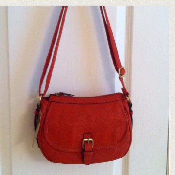 Bueno Handbags - NWT orange cross-body
