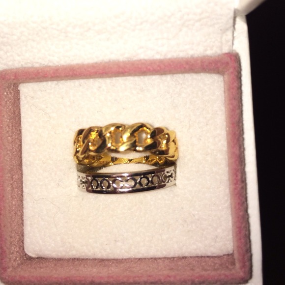 COACH stackable rings