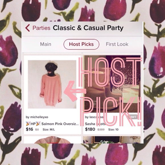 π«BUNDLEDπ« πHPπ Salmon Pink Oversized Sweater! - Picture 3 of 3