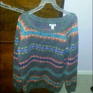 Multi Colored Tribal Pattern Sweater