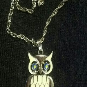 An owl necklace