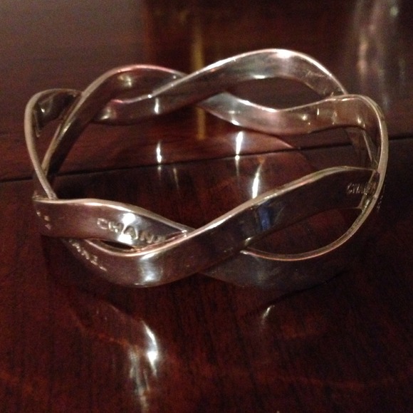 CHANEL Jewelry Authentic Sterling Silver Bracelet Poshmark