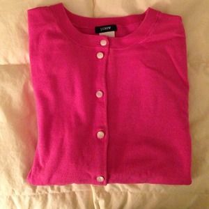 J.Crew pink cardigan size medium