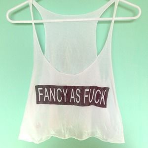 Brandy Melville fancy as fuck tank