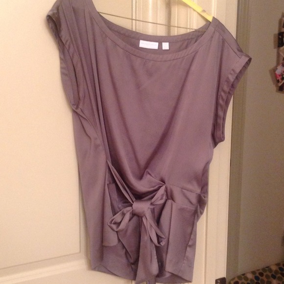 SOLD in bundle.... Silky Grey/Silver top