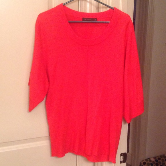 SOLD!!! Bright Orange Kimono Top from the Limited