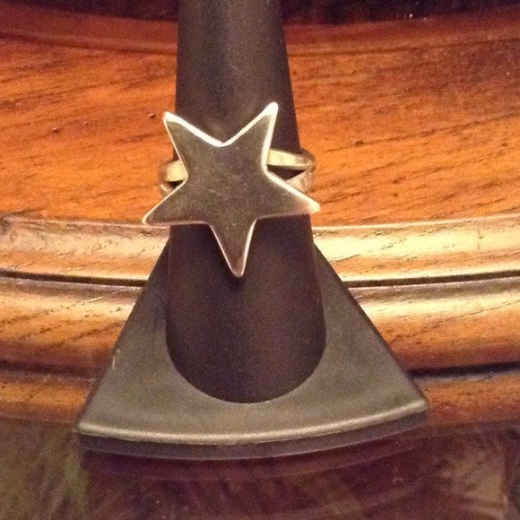 Sterling Silver Star Ring SZ 7