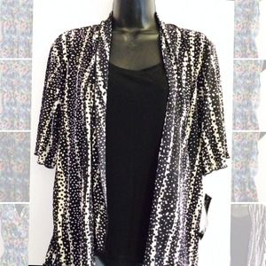 Black and White Print Top