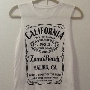 Brandy Melville Zuma Beach muscle tank