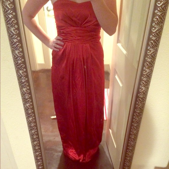 Orange gown