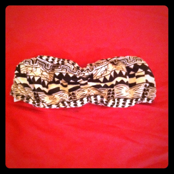 Black and White Bandeau